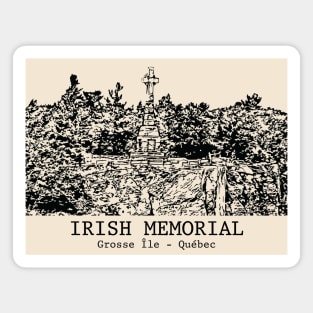 Irish Memorial - Grosse Île QC Magnet